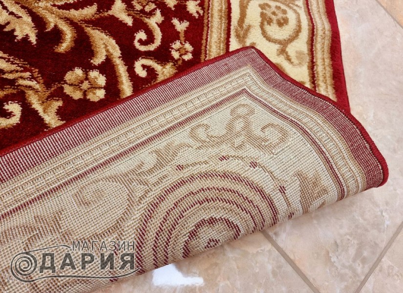 Тъкан персийски килим Blue stones 1706_RED
